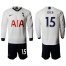 Tottenham Hotspur #15 Dier Home Long Sleeves Soccer Club Jersey