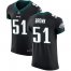 Nike Philadelphia Eagles #51 Zach Brown Black Alternate Mens Stitched NFL Vapor Untouchable Elite Jersey