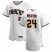 Arizona Diamondbacks #24 Luke Weaver Mens Nike White Crimson Authentic Home Team MLB Jersey