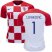 Croatia #1 Livakovic Home Soccer Country Jersey