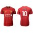Liverpool #10 Mane Red Home Soccer Club Jersey