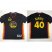 Warriors #40 Harrison Barnes Black Slate Chinese New Year Stitched NBA Jersey