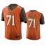 Cleveland Browns #71 Jedrick Wills Mens Nike Brown City Edition Vapor Limited Jersey