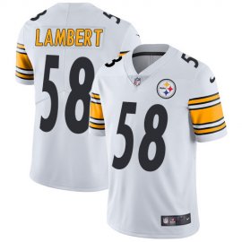 Nike Pittsburgh Steelers #58 Jack Lambert White Mens Stitched NFL Vapor Untouchable Limited Jersey