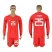 Spain #25 Reina Red Long Sleeves Goalkeeper Soccer Country Jersey