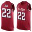 Nike Atlanta Falcons #22 Keanu Neal Red Team Color Mens Stitched NFL Limited Tank Top Jersey