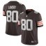 Cleveland Browns #80 Jarvis Landry Mens Nike Brown 2020 Vapor Limited Jersey