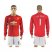 Manchester United #1 DE GEA Red Home Long Sleeves Soccer Club Jersey