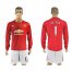 Manchester United #1 DE GEA Red Home Long Sleeves Soccer Club Jersey