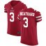 Nike San Francisco 49ers #3 C.J. Beathard Red Team Color Mens Stitched NFL Vapor Untouchable Elite Jersey