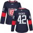 Team USA #42 David Backes Navy Blue 2016 World Cup Womens Stitched NHL Jersey