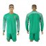 Brazil Blank Green Goalkeeper Long Sleeves Soccer Country Jersey