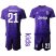 Juventus #22 Perin Black Goalkeeper Kid Soccer Club Jersey