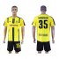 Dortmund #35 Bandowski Home Soccer Club Jersey