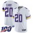 Nike Minnesota Vikings #20 Jeff Gladney White Mens Stitched NFL 100th Season Vapor Untouchable Limited Jersey