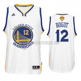 Mens Golden State Warriors #12 Andrew Bogut White Stitched 2016 The Finals Home Swingman NBA Jersey