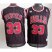 Kids Chicago Bulls 33 Scottie Pippen Black Red Strip NBA Jerseys Cheap