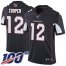 Nike Arizona Cardinals #12 Pharoh Cooper Black Alternate Mens Stitched NFL 100th Season Vapor Limited Jersey