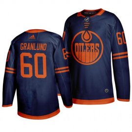 Edmonton Oilers #60 Markus Granlund Blue 2019-20 Third Alternate Jersey