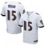 Nike Baltimore Ravens #15 Marquise Brown White Mens Stitched NFL New Elite Jersey