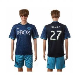 Seattle Sounders #27 Neagle SEC Away Soccer Club Jersey