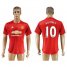 Manchester United #10 Rooney Red Home Soccer Club Jersey
