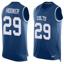 Nike Indianapolis Colts #29 Malik Hooker Royal Blue Team Color Mens Stitched NFL Limited Tank Top Jersey
