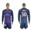 Paris Saint-Germain #30 Sirigu Home Long Sleeves Soccer Club Jersey