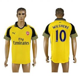 Arsenal #10 Wilshere Away Soccer Club Jersey