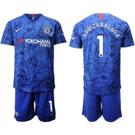 Chelsea #1 Arrizabalaga Home Soccer Club Jersey