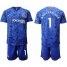 Chelsea #1 Arrizabalaga Home Soccer Club Jersey