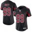 Nike Arizona Cardinals #99 J.J. Watt Black Womens Stitched NFL Limited Rush Jersey