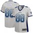 Nike Dallas Cowboys #88 Michael Irvin Grey Womens Stitched NFL Elite Drift Fashion Jersey