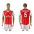 Arsenal #15 Chamberlain Champions League Home Soccer Club Jersey