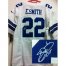 Nike Dallas Cowboys #22 Emmitt Smith White Mens Stitched NFL Elite Autographed Jersey