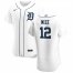 Detroit Tigers #12 Casey Mize Mens Nike White Home 2020 Authentic Player MLB Jersey