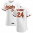 Baltimore Orioles #24 DJ Stewart Mens Nike White Home 2020 Authentic Player MLB Jersey