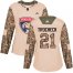 Adidas Florida Panthers #21 Vincent Trocheck Camo Authentic 2017 Veterans Day Womens Stitched NHL Jersey