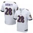 Nike Baltimore Ravens #28 Anthony Averett White Mens Stitched NFL New Elite Jersey