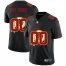 Washington Redskins Custom Mens Nike Team Logo Dual Overlap Limited NFL Jersey Black