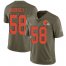 Nike Cleveland Browns #58 Christian Kirksey Olive Mens Stitched NFL Limited 2017 Salute To Service Jersey
