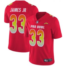 Nike Los Angeles Chargers #33 Derwin James Jr Red Mens Stitched NFL Limited AFC 2019 Pro Bowl Jersey