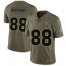Nike New Orleans Saints #88 Dez Bryant Olive Mens Stitched NFL Limited 2017 Salute To Service Jersey