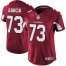 Nike Arizona Cardinals #73 Max Garcia Red Team Color Womens Stitched NFL Vapor Untouchable Limited Jersey