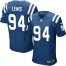 Nike Indianapolis Colts #94 Tyquan Lewis Royal Blue Team Color Mens Stitched NFL Elite Jersey