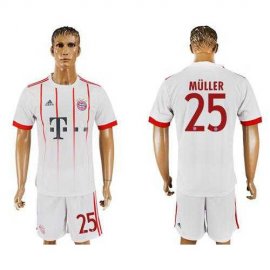 Bayern Munchen #25 Muller Sec Away Soccer Club Jersey