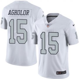 Nike Las Vegas Raiders #15 Nelson Agholor White Mens Stitched NFL Limited Rush Jersey
