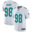 Nike Miami Dolphins #98 Raekwon Davis White Mens Stitched NFL Vapor Untouchable Limited Jersey