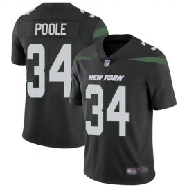 Nike New York Jets #34 Brian Poole Black Alternate Mens Stitched NFL Vapor Untouchable Limited Jersey