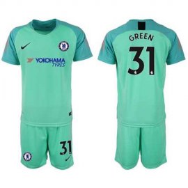 Chelsea #31 Green Green Goalkeeper Soccer Club Jersey